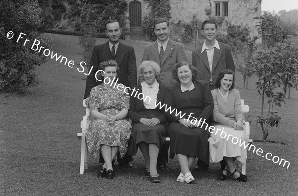 LISMORE CASTLE  GROUP OF STAFF